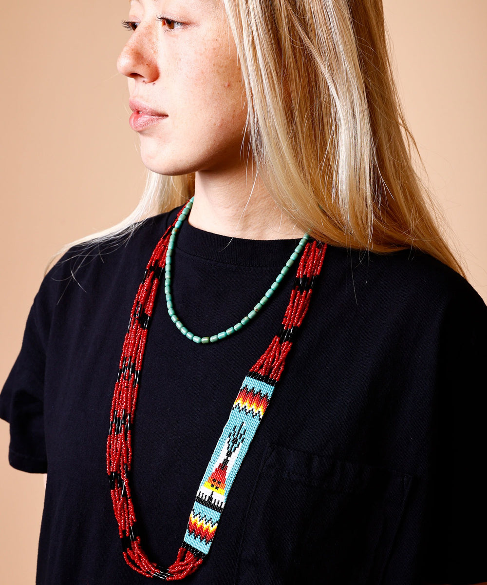 INDIAN JEWELRY 【インディアンジュエリー】- Navajo Beaded Necklace