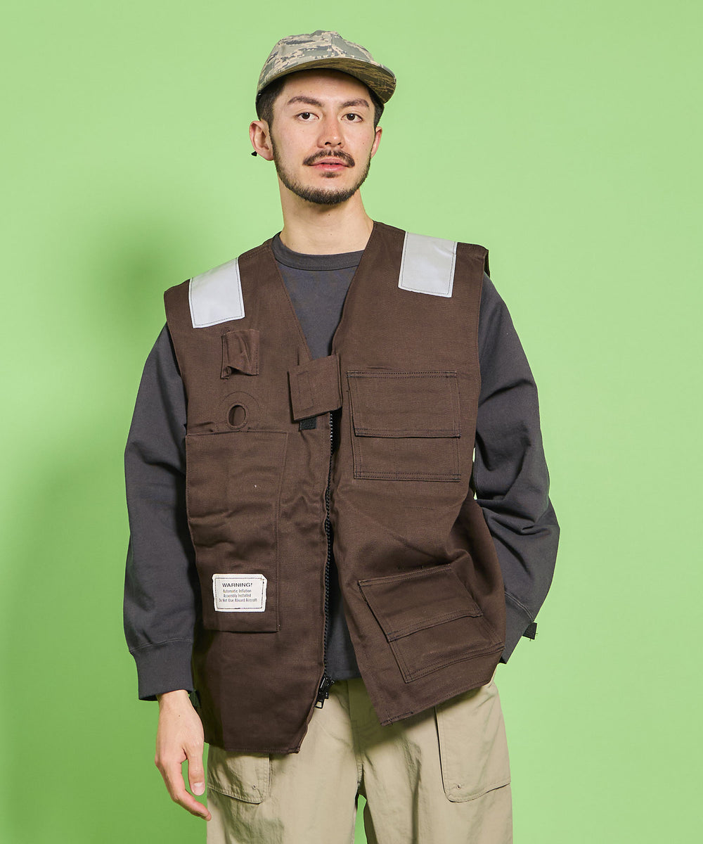 MILITARY【ミリタリー】 - DEAD STOCK LIFE PRESERVER VEST / デッドストック ライフプリザーバー ベ –  SAWINTO