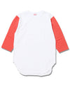 WHITE/SUN RED