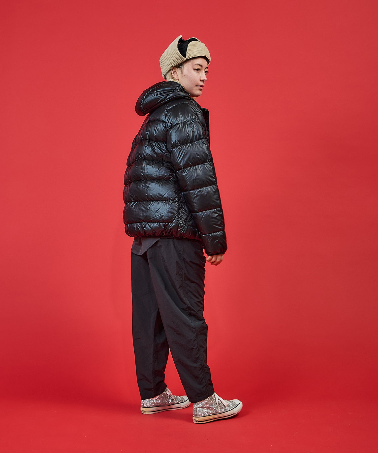 TRAIL BUM【トレイル バム】- NOT BAD DOWN HOODIE / ノットバッド