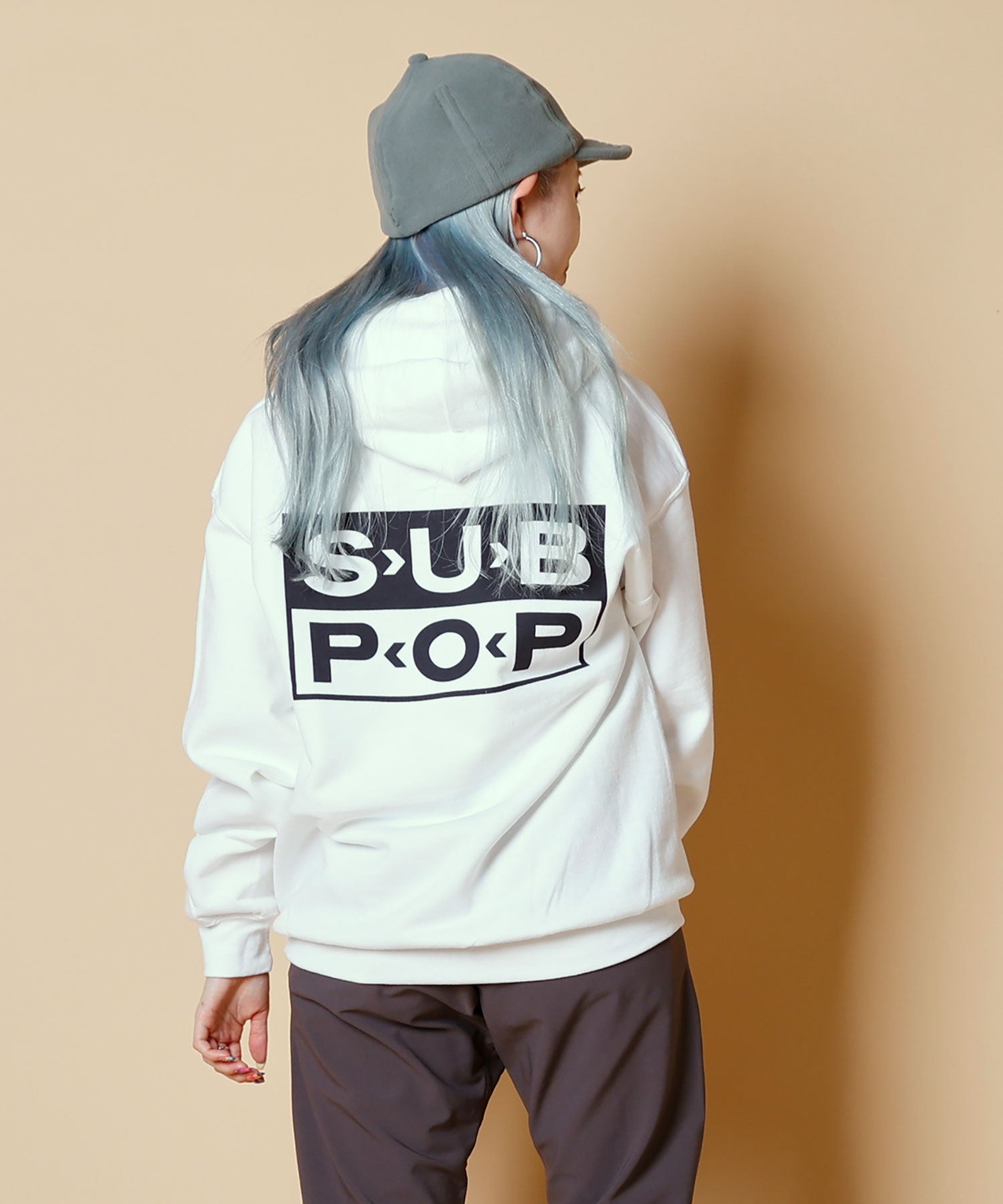 さとぷー SUB POP【サブポップ】- HOODED SWEAT PARKA 