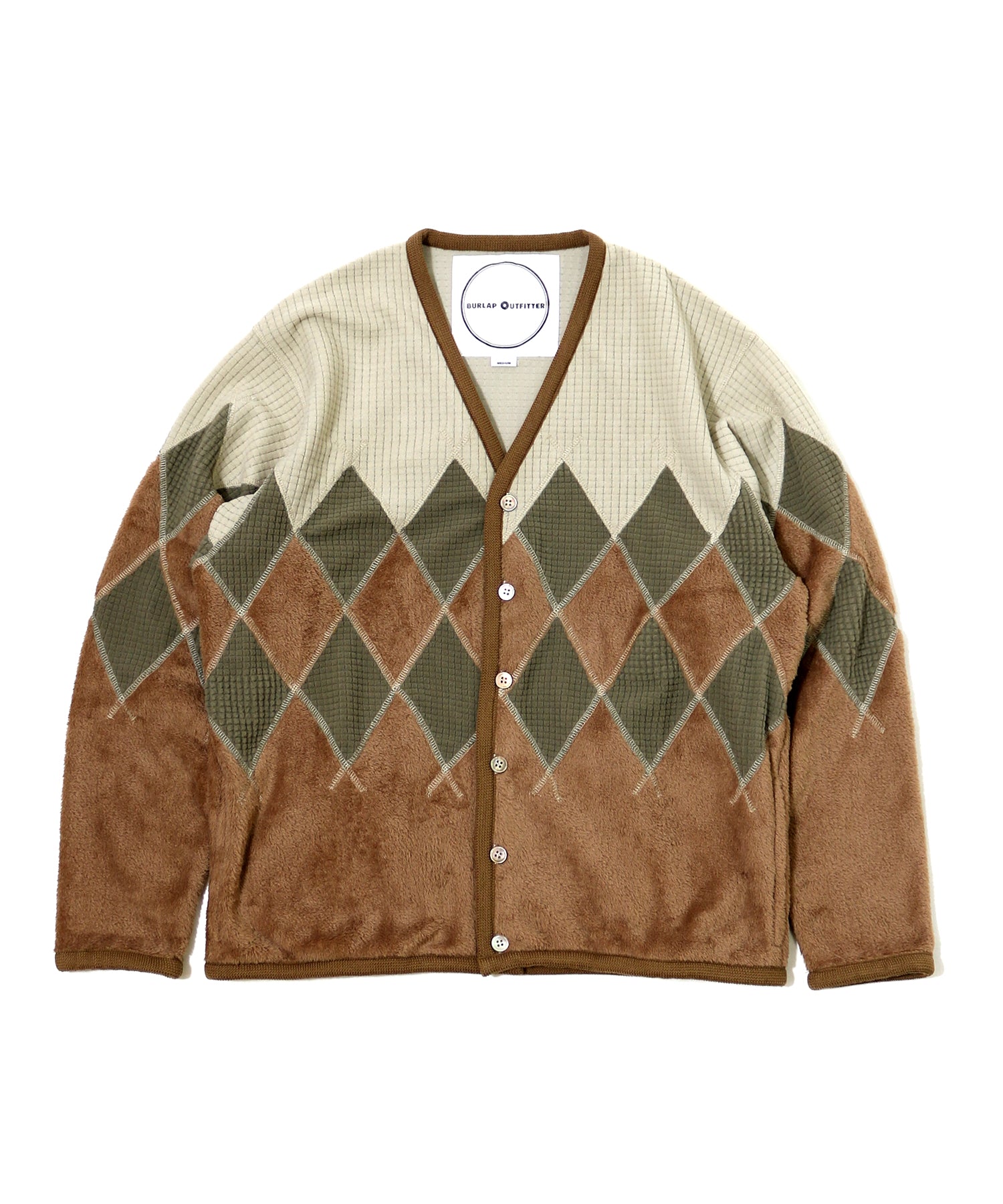 BURLAP OUTFITTER 【バーラップアウトフィッター】 - ARGYLE FLEECE