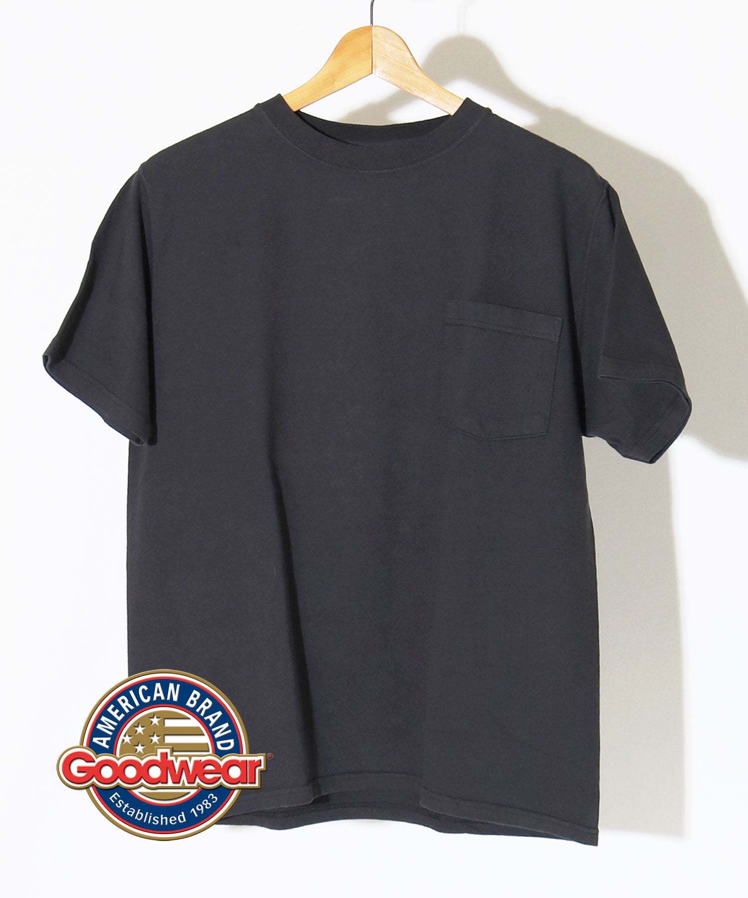 トップス M L/S PANELEDBORDER CREW NECK POCKET TEE GOODWEAR【グッドウェア】 - S/S MOCK NECK POCKET TEE