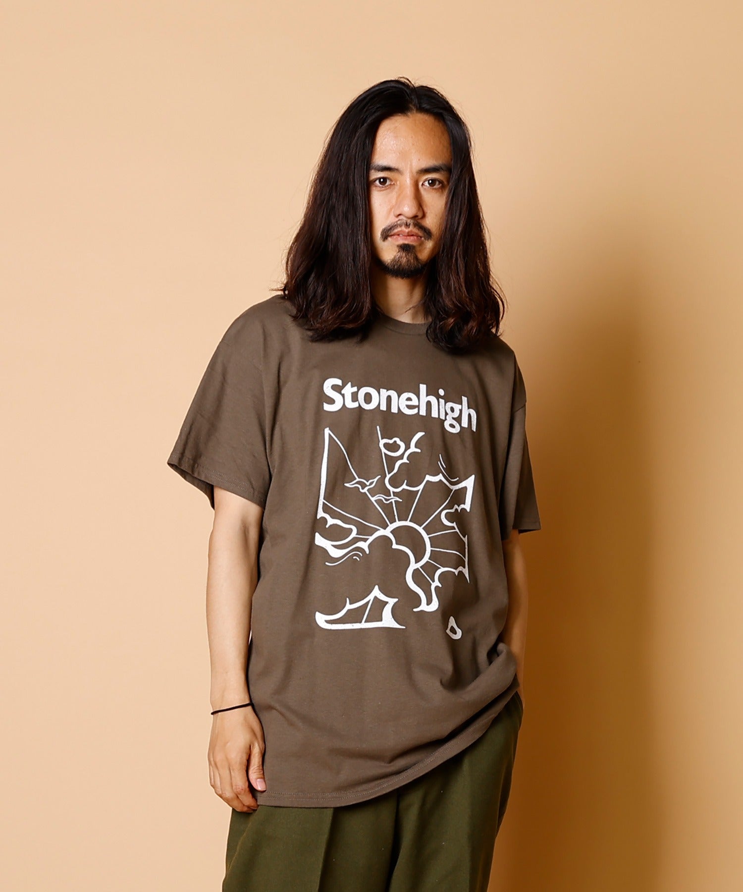 DOWN ON THE CORNER×7 STARS DESIGN 【ダウンオンザコーナー x セブンスターズデザイン】 - S/S TEE  “STONEHIGH & CACTUS” / ショートスリーブティー 