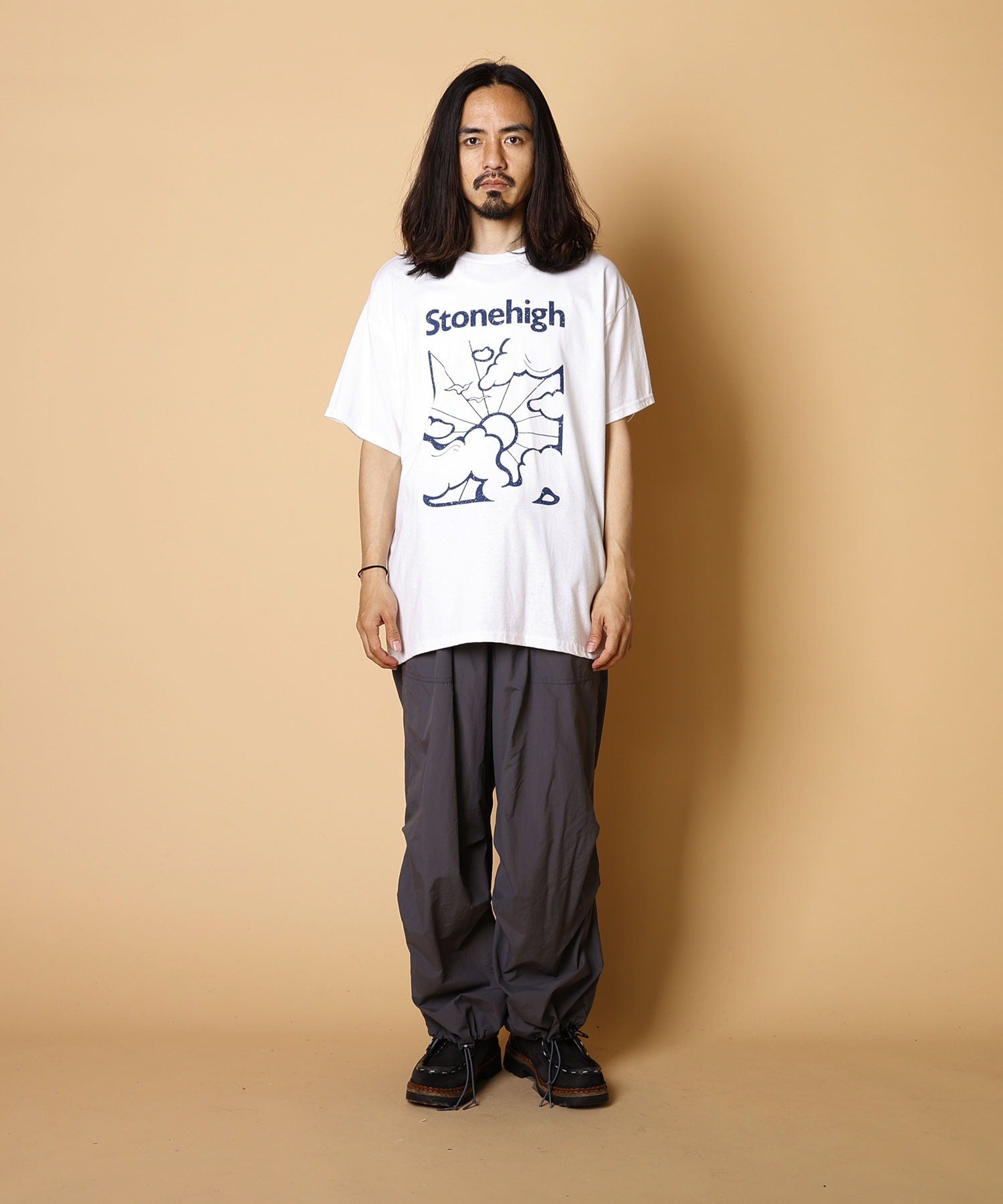 DOWN ON THE CORNER×7 STARS DESIGN 【ダウンオンザコーナー x セブンスターズデザイン】 - S/S TEE  “STONEHIGH & CACTUS” / ショートスリーブティー 