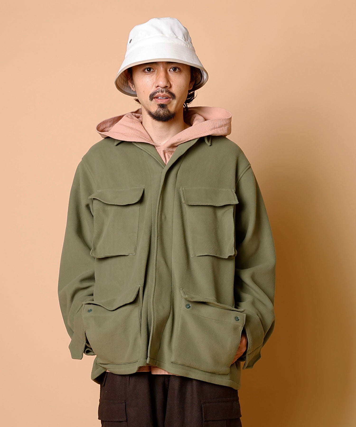 BURLAP OUTFITTER 【バーラップアウトフィッター】 - FLEECE BDU JACKET / フリース ビーディーユー ジャケット