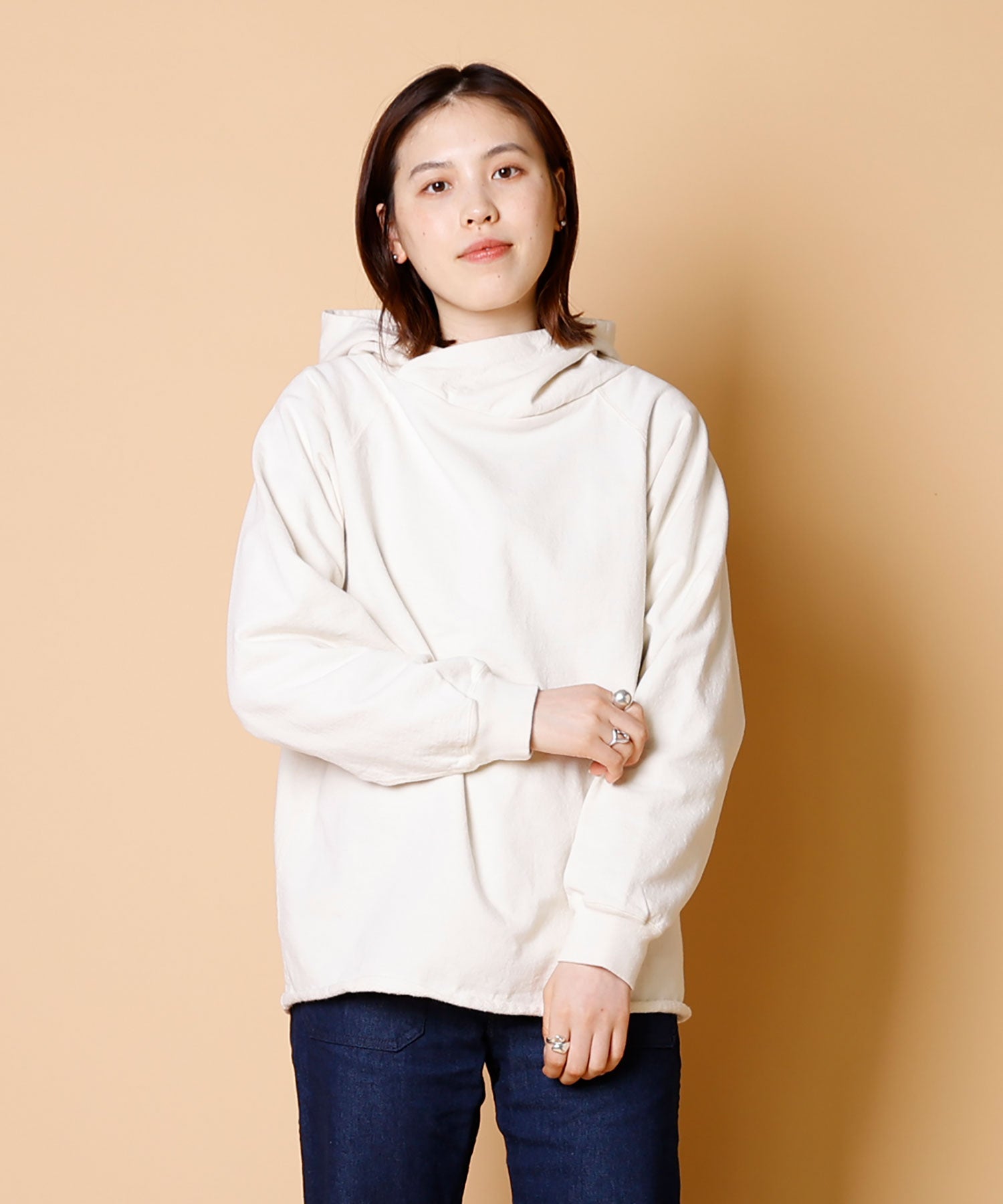 WALLA WALLA SPORT【ワラワラスポーツ】 -13oz CROSS NECK P/O HOODIE / 13オンス クロスネック  プルオーバー フーディー