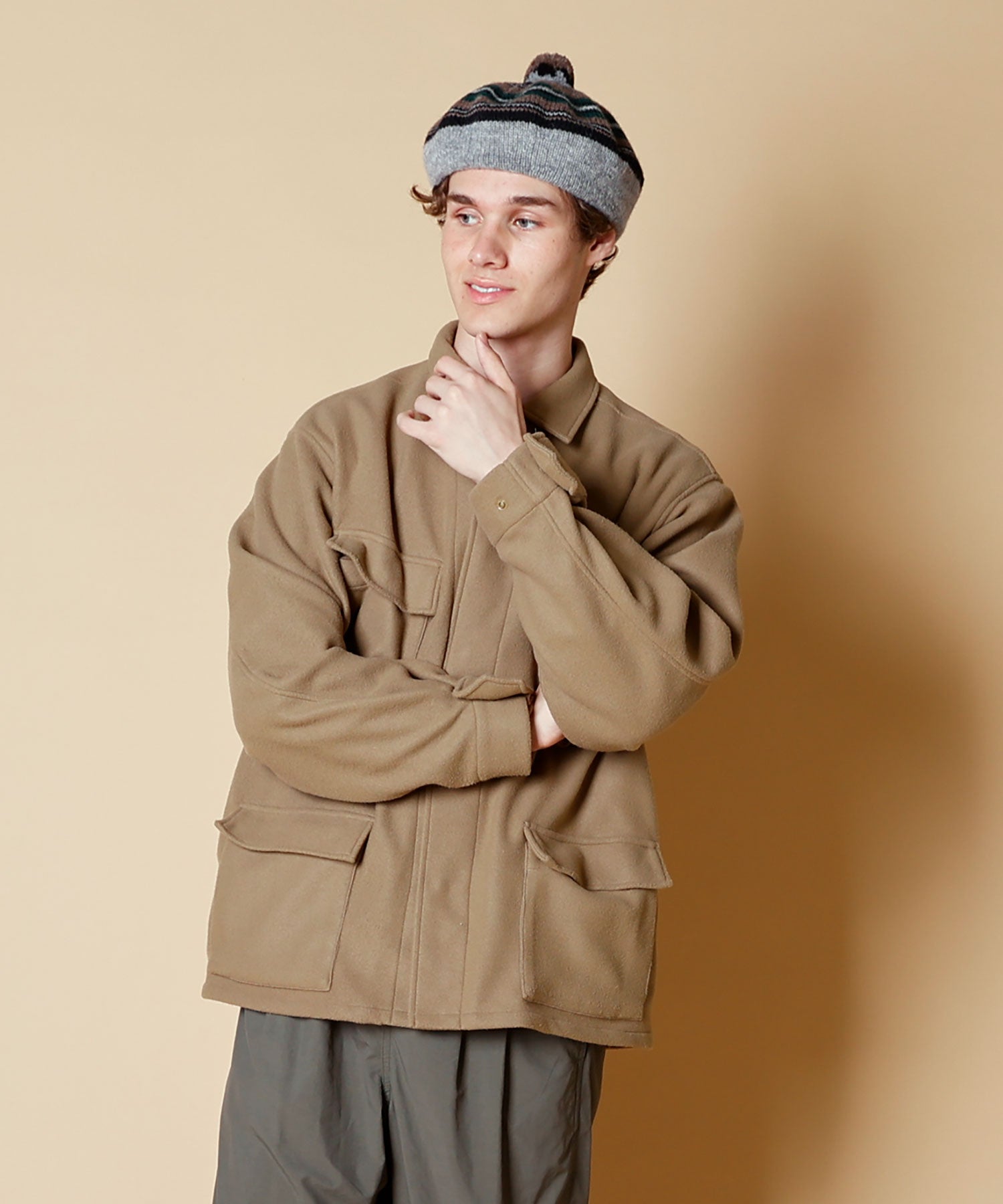 BURLAP OUTFITTER 【バーラップアウトフィッター】 - FLEECE BDU JACKET / フリース ビーディーユー ジャケット