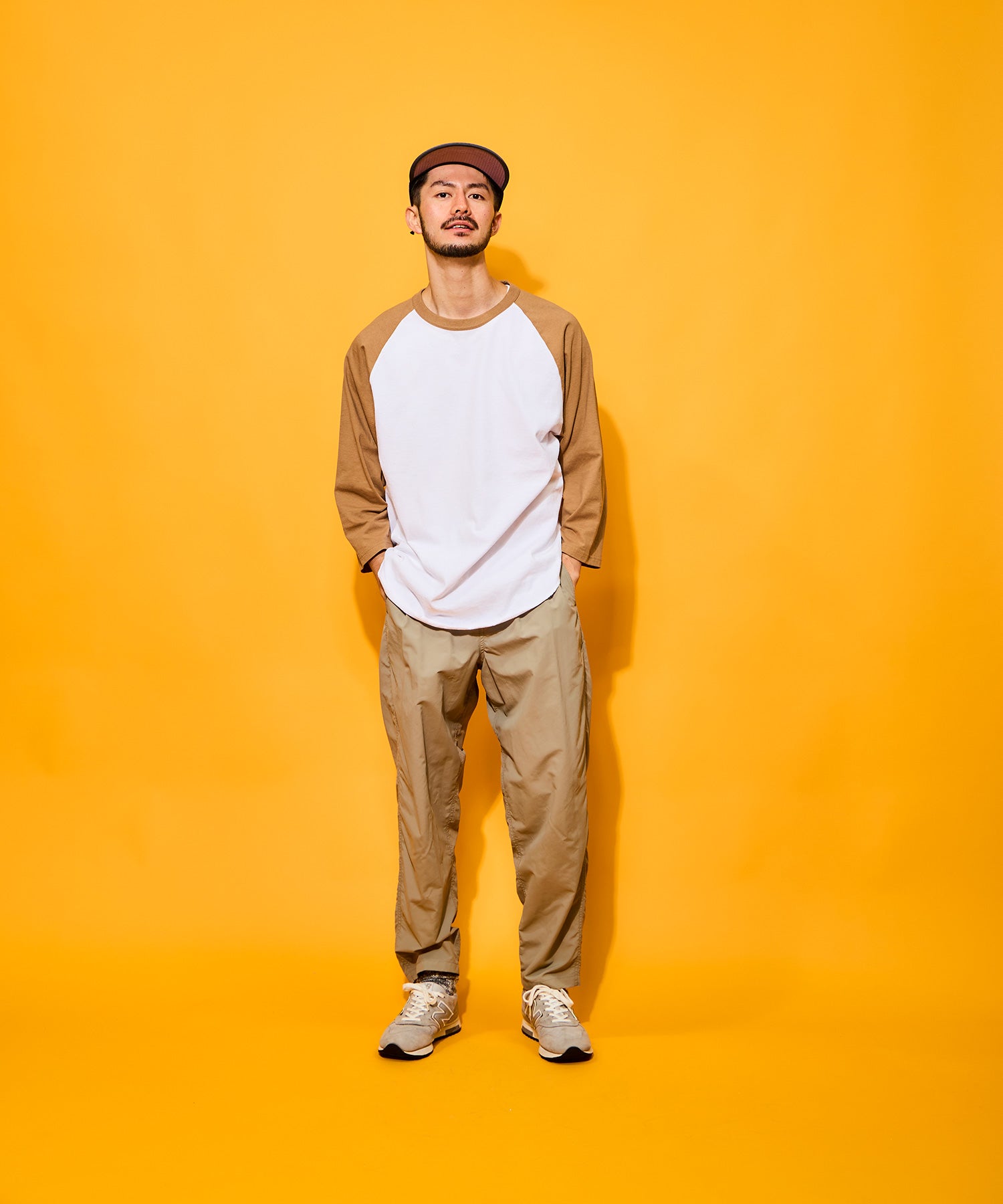 WALLA WALLA SPORT【ワラワラスポーツ】 - 3/4 BASEBALL TEE 2-TONE / 3/4 ベースボールT 2ト ...