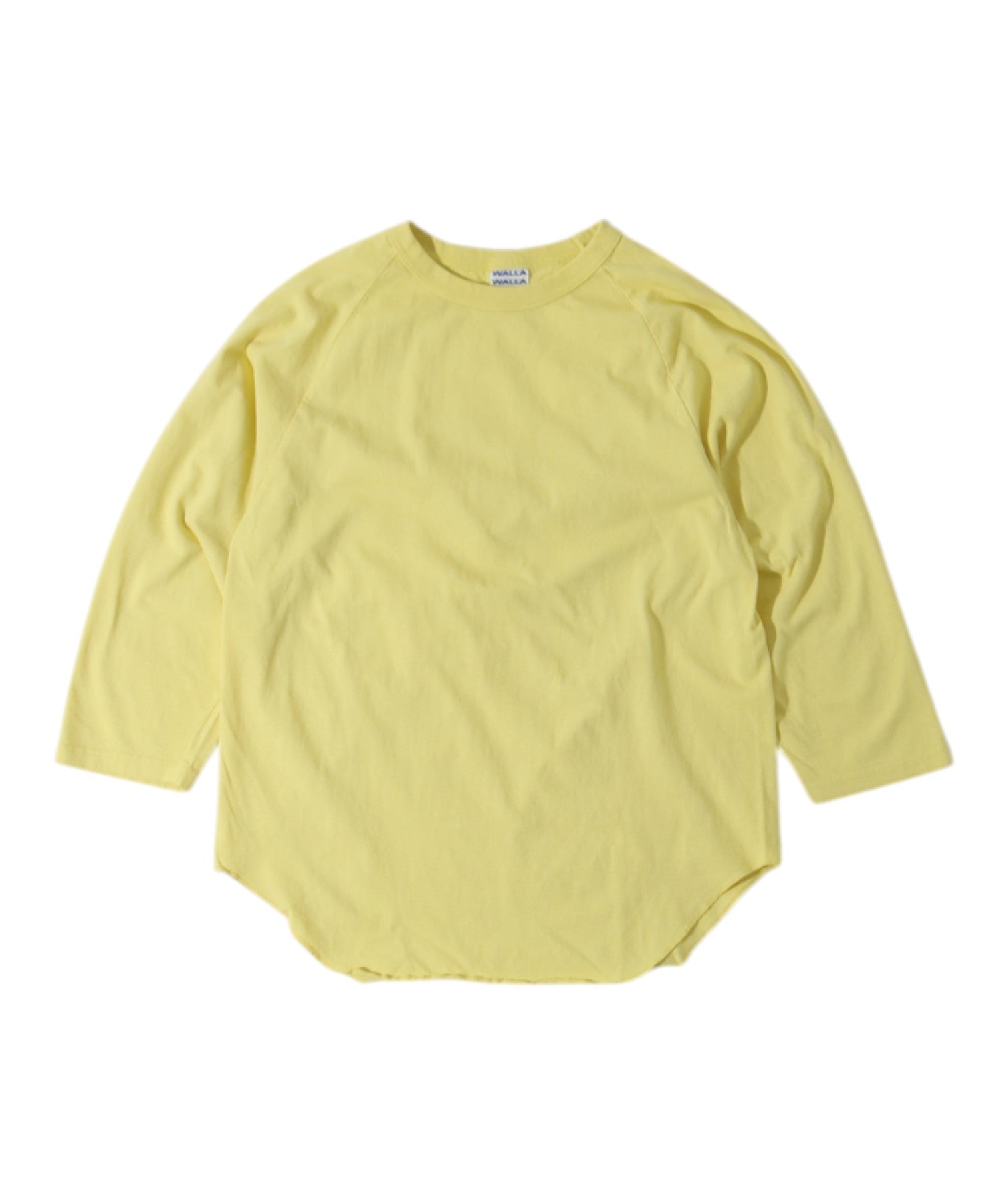 WALLA WALLA SPORT【ワラワラスポーツ】 - 3/4 BASEBALL TEE SOLID / 3