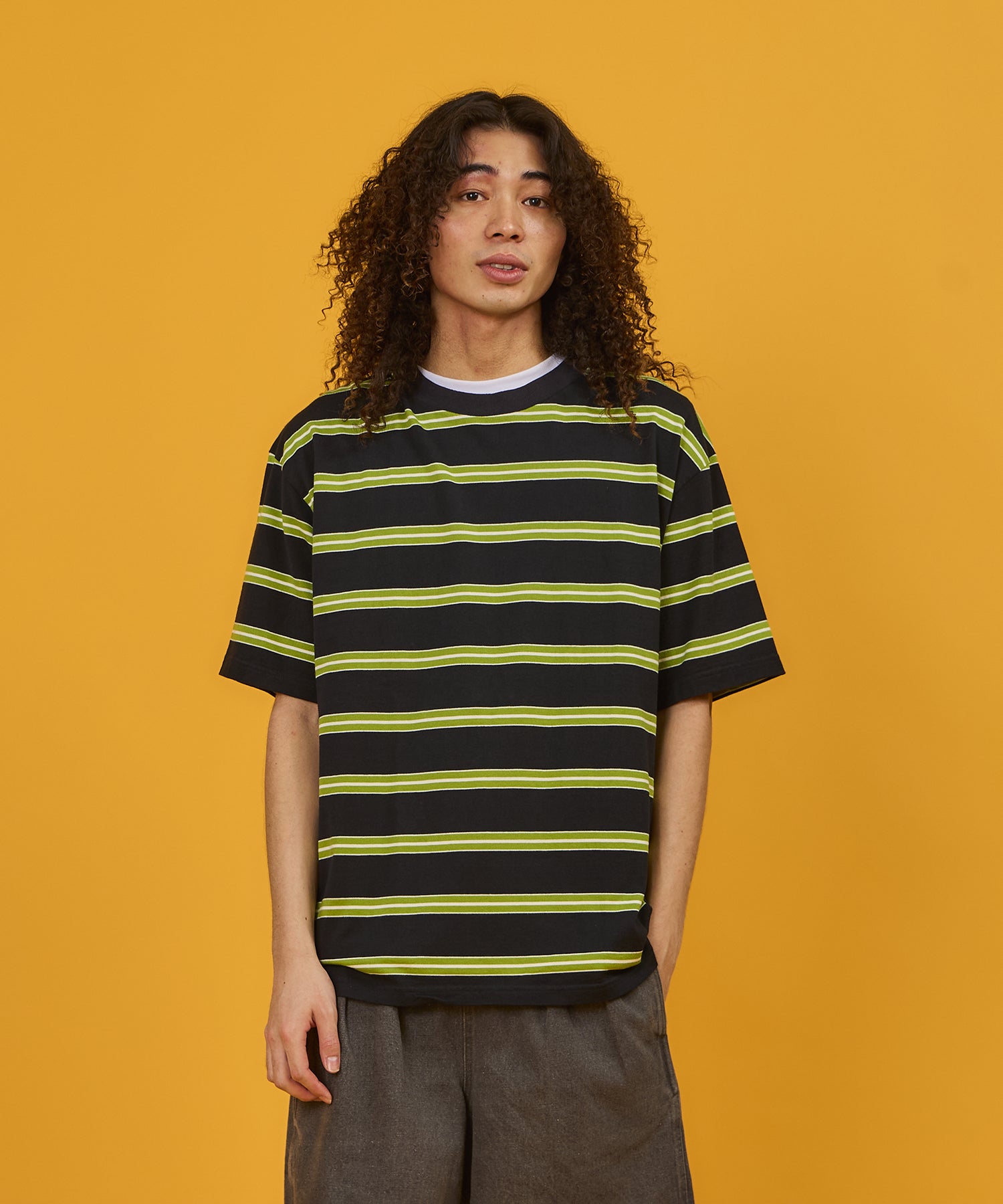 WALLA WALLA SPORT【ワラワラスポーツ】- S/S STRIPE TEE / ショート 