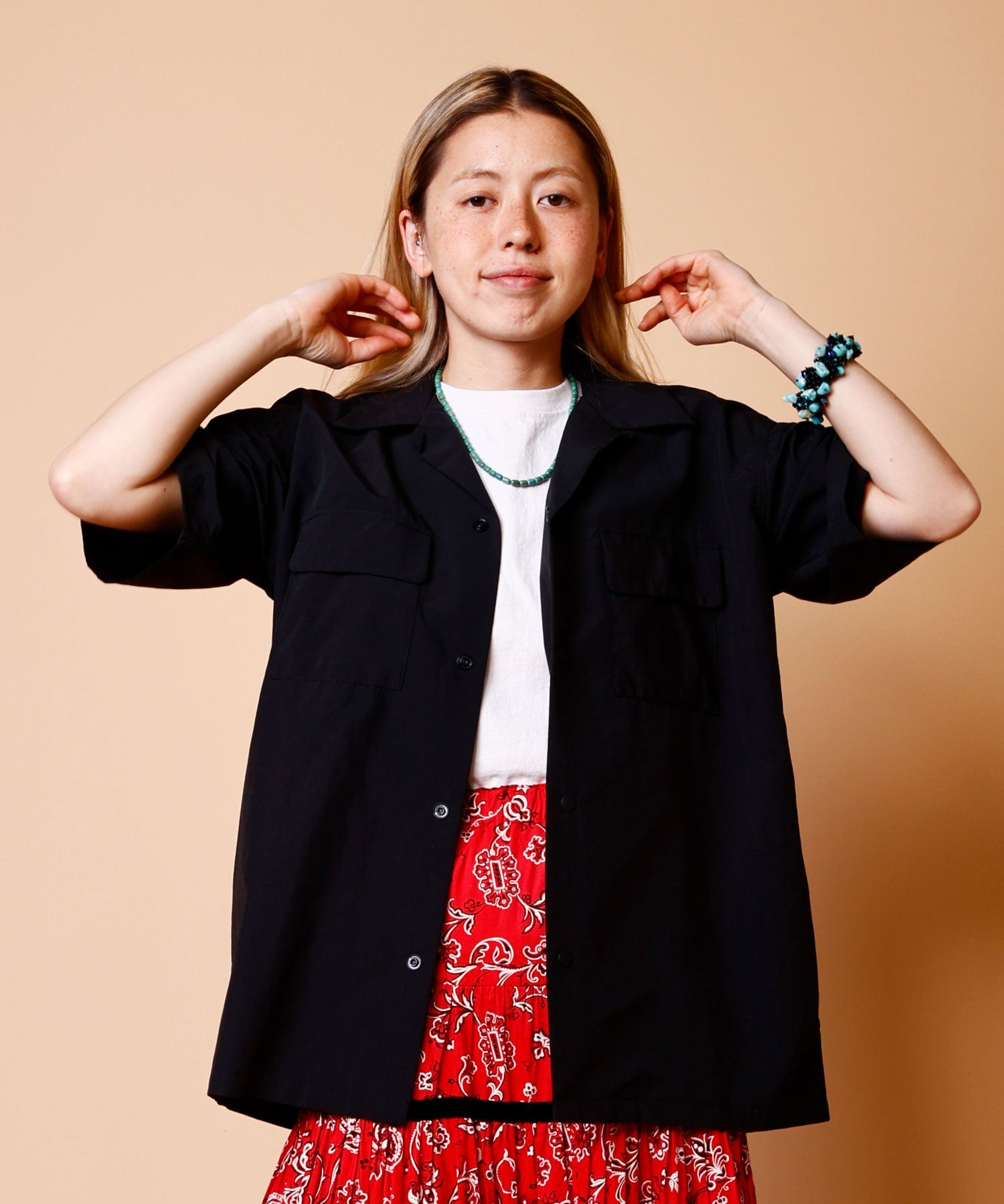 BURLAP OUTFITTER【バーラップアウトフィッター】- S/S CAMP SHIRT