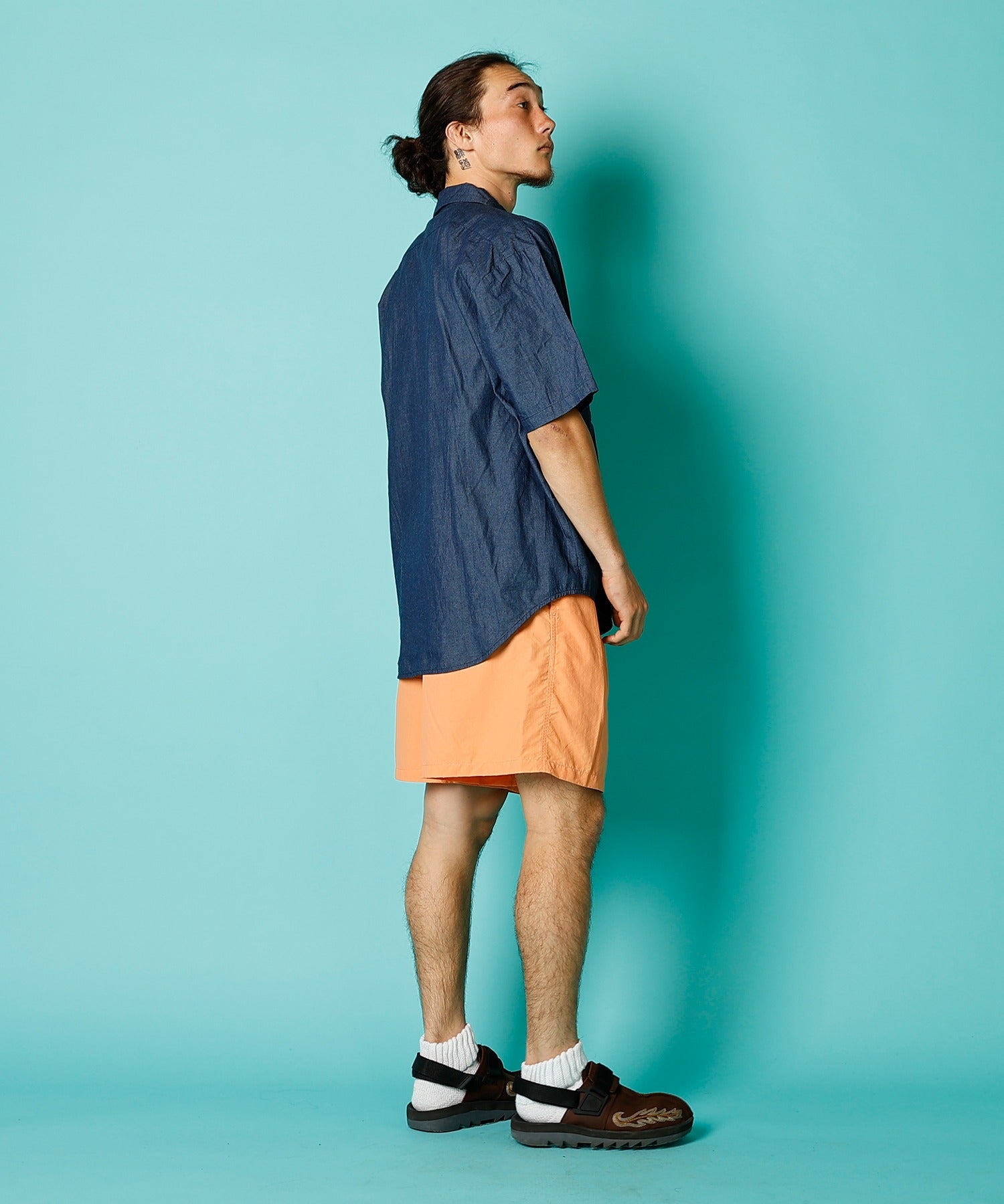 GOLDEN MILLS INC.【 ゴールデンミルズ インク 】- USN S/S UTILITY SHIRT / ユーエスネイビー ロングスリーブ  ユーティリティ シャツ