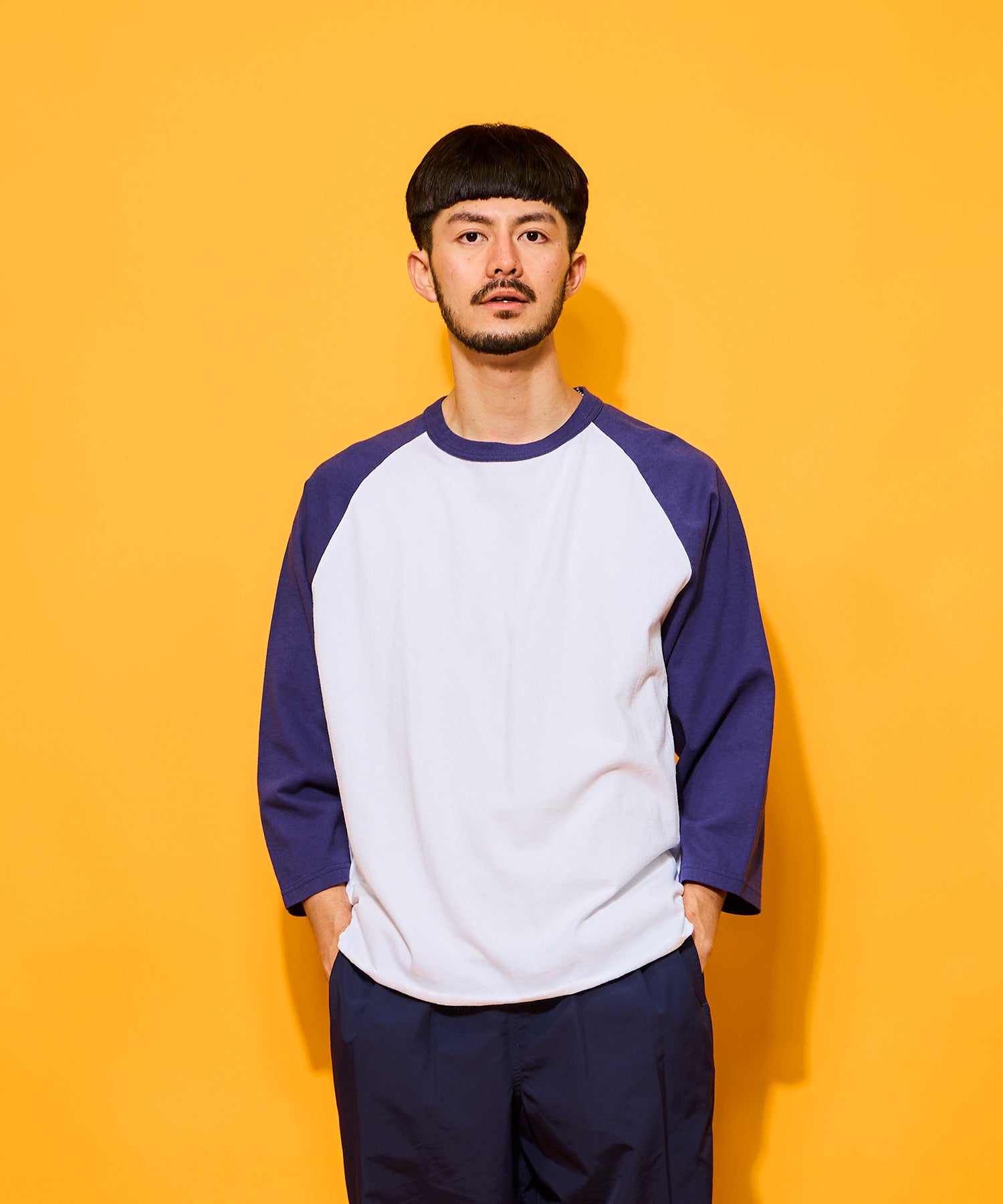 WALLA WALLA SPORT【ワラワラスポーツ】 - 3/4 BASEBALL TEE 2-TONE / 3/4 ベースボールT 2ト ...