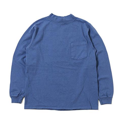ソフネット　RAGLAN L/S TEE ネイビーM GOODWEAR【グッドウェア】 - L/S MOCK NECK POCKET TEE /ロング