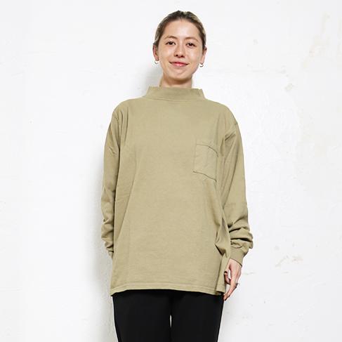 GOODWEAR【グッドウェア】 - L/S MOCK NECK POCKET TEE /ロングスリーブ モックネック ポケット Ｔ – SAWINTO