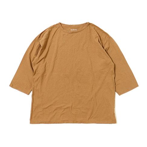 DOWN ON THE CORNER【ダウンオンザコーナー】- 3/4 HEMP COTTON TEE SZ SOLID / 3/4 ヘンプコットン  T SZ ソリッド