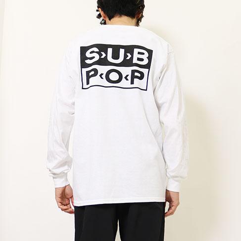 SUB POP 【サブポップ】- L/S PRINT TEE 