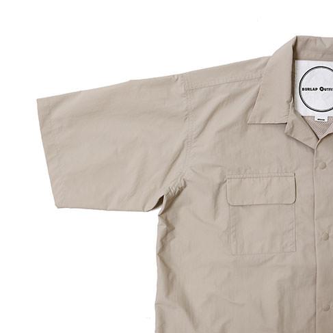 BURLAP OUTFITTER 【バーラップアウトフィッター】- S/S CAMP SHIRT SOLID / ショートスリーブ キャンプ –  SAWINTO