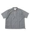 CHARCOAL/WHITE PIN STRIPE