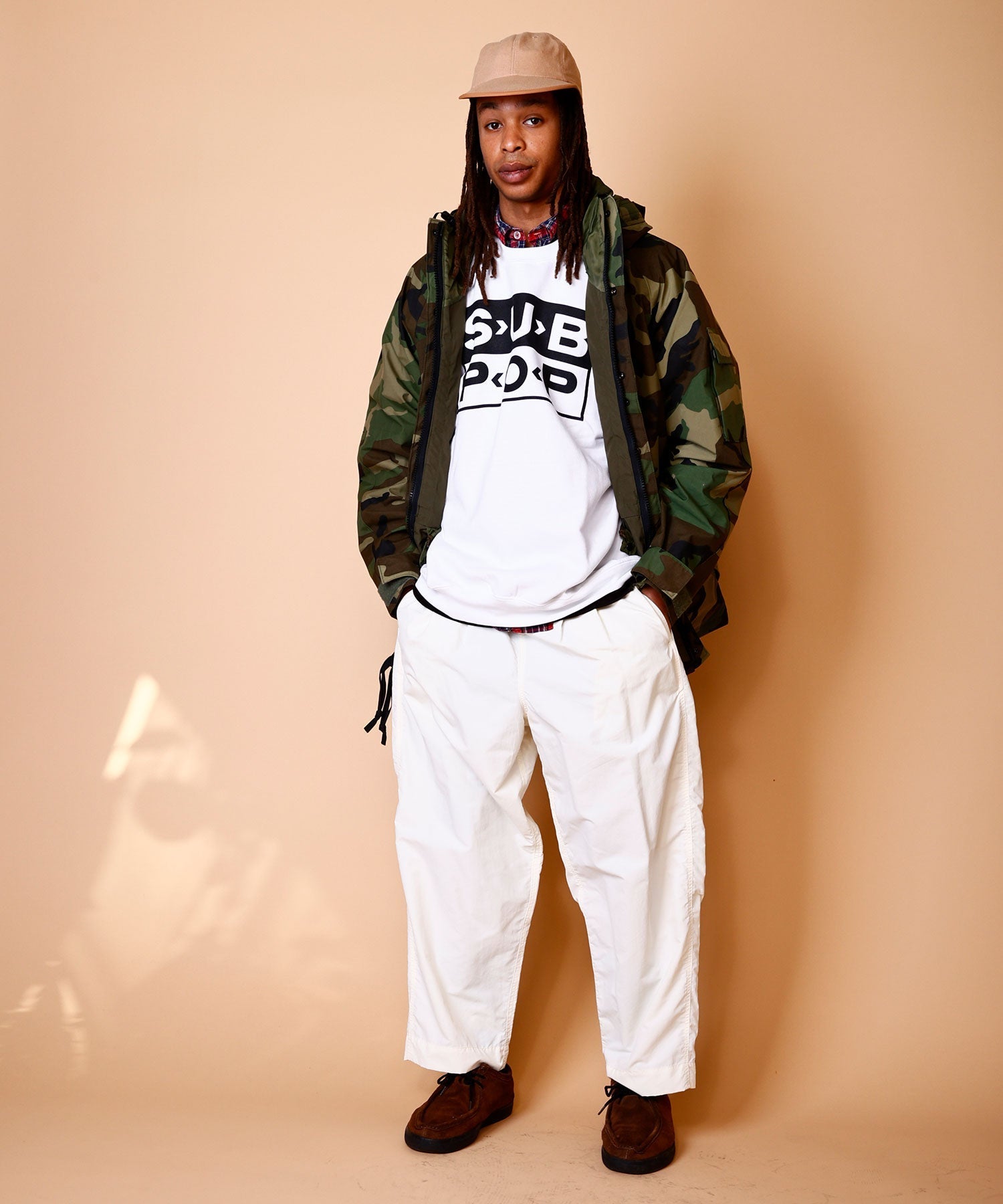 WIDE TRACK PANT/ ワイド トラック パンツ-